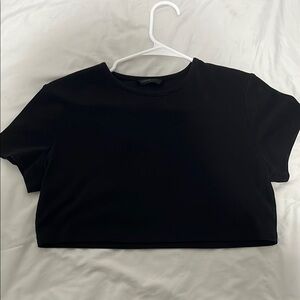 Black Crop Top